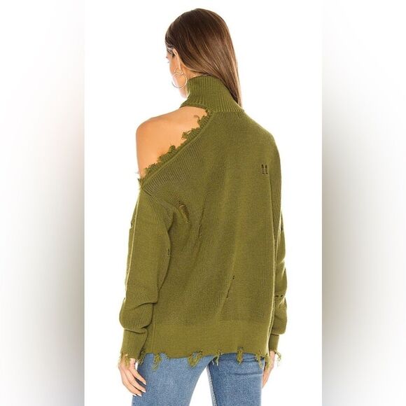 Lovers + Friends Arlington Sweater - Olive Green Size XS $158 RETAIL - Picture 10 of 10
